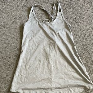 Light Grey Workout Tank Top